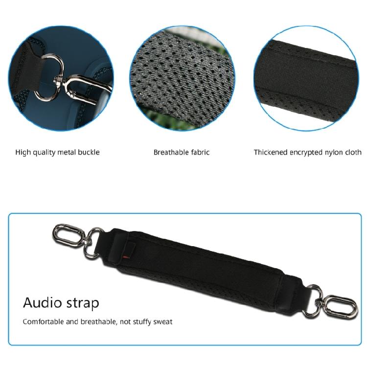 Portable Silicone Case Carrying Storage Bag with Shoulder Straps for Xtreme 4 Speakers for Travel Home Office