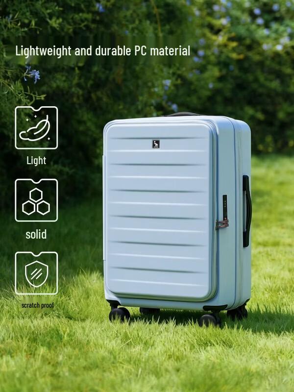 OIWAS Front-Opening Hardside Spinner Luggage