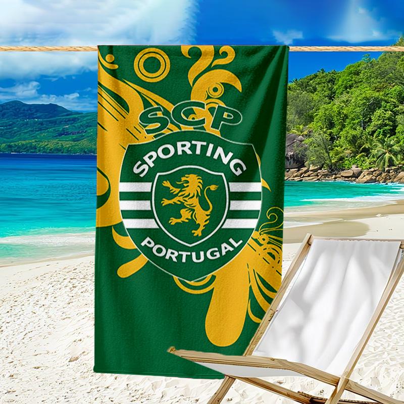 Sporting Cp Wappen Emblem Mikrofaser Strandtuch, Leicht Und Schnelltrocknend, für Sommerreisen, Strand-Essential, Schwimmbad Outdoor