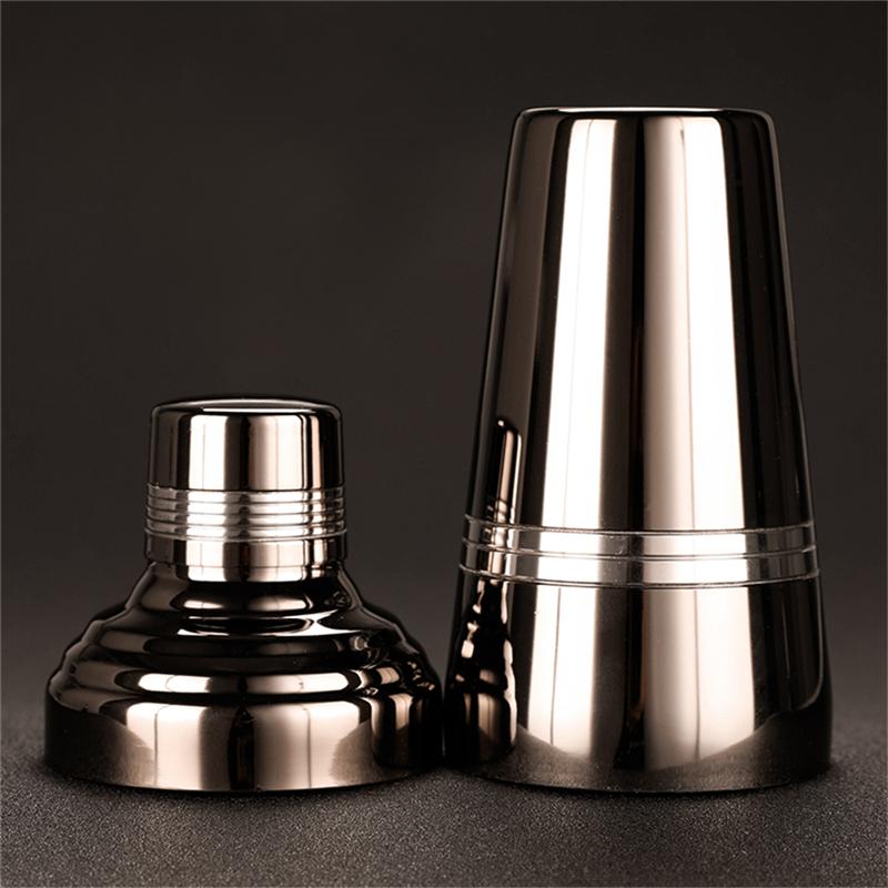 510ml Stainless Steel Cocktail Boston Bar Shaker Japanese Style Mirror Finish Bar Wine Drink Mixer Set Barware