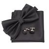 Mens Tie Set Bowtie Cravat Cufflinks Fashion Butterfly Party Wedding Bow Ties for Men Girls Candy Solid Color Bowknot Wholesale