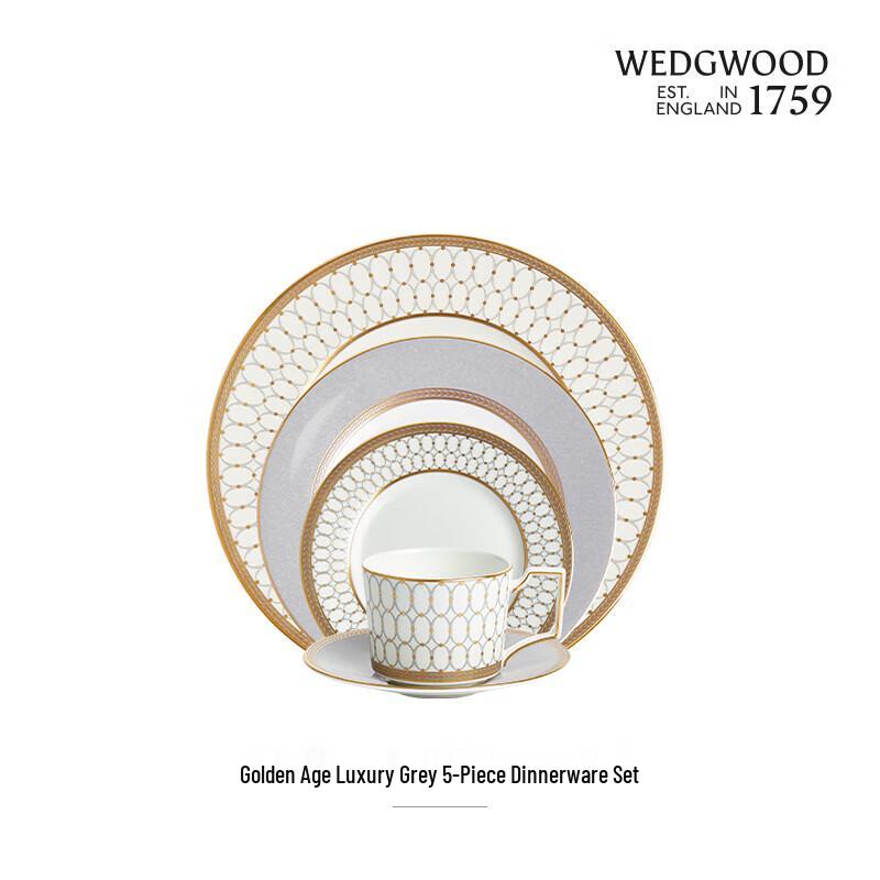 Wedgwood Golden Age 5-Piece Bone China Dinnerware Set