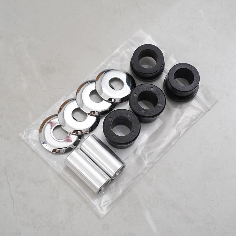 Motorcycle Handlebar Riser Bushings ABS Fit For Harley Softail Dyna FXR Black