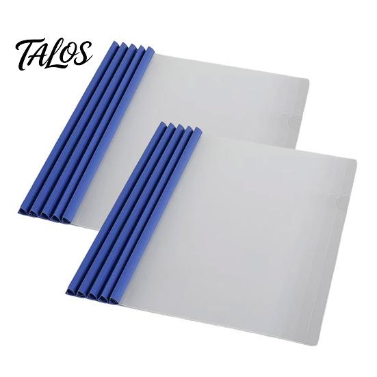 Document Folder 10 Pcs Report Folders with Clear Cover And Sliding Bar, A4 Holder Letter Size Covers, Presentation Binder for School Business File