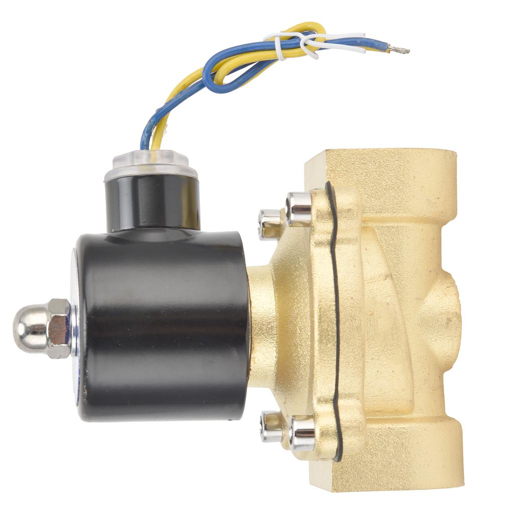 Normally Closed Solenoid Valve Brass Direct Acting Diaphragm Controlling Device 25mm