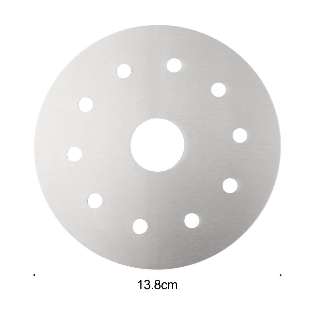 Heat Diffuser Disc Heat Diffuser Plate Kitchen Use Beautiful Holes Design Even Heat Distribution Food-grade Stainless Steel