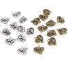 Charms Hollow Lovely Heart 15x14mm Antique Making Pendant fit,Vintage Tibetan Bronze Silver color,DIY Handmade Jewelry