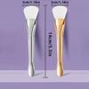 1pcs Full Skin Universal Double-Layer Silicone Facial Mask Brush, Metal Handle, Two Tone, Apply Cleaning Two In One Beauty Tool