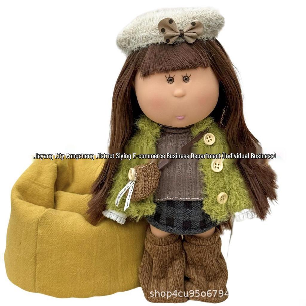 24cm Spanish Mia Potato Doll Dress-Up Set with Plush Outfit