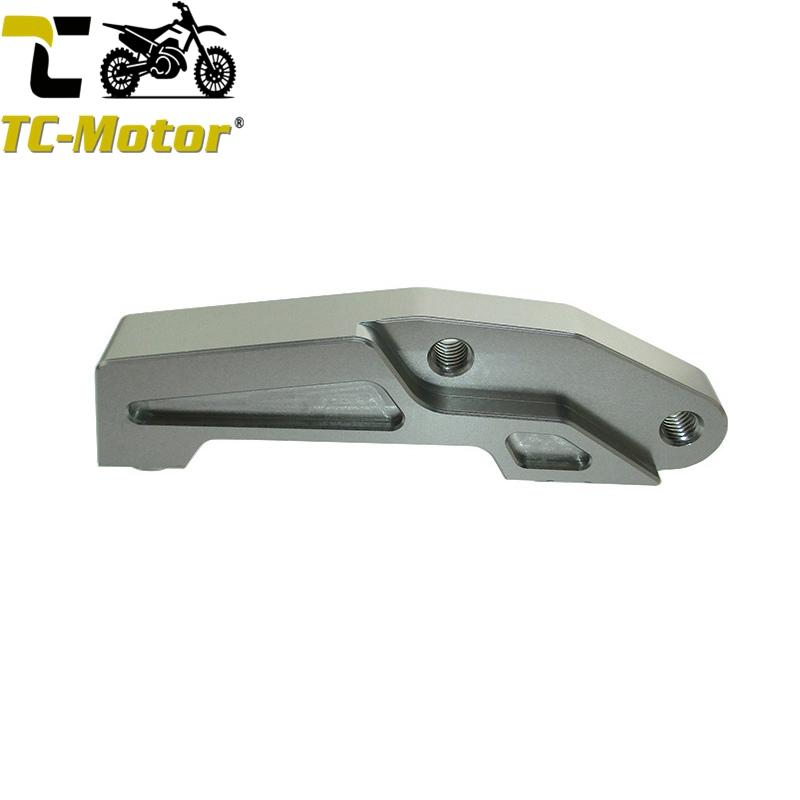 TC-Motor Silver 4 Pistons Brake Caliper Adapter For Pit Dirt Bike Motard Racing Marzocchi Forks With 200 Or 210mm Disc Brake