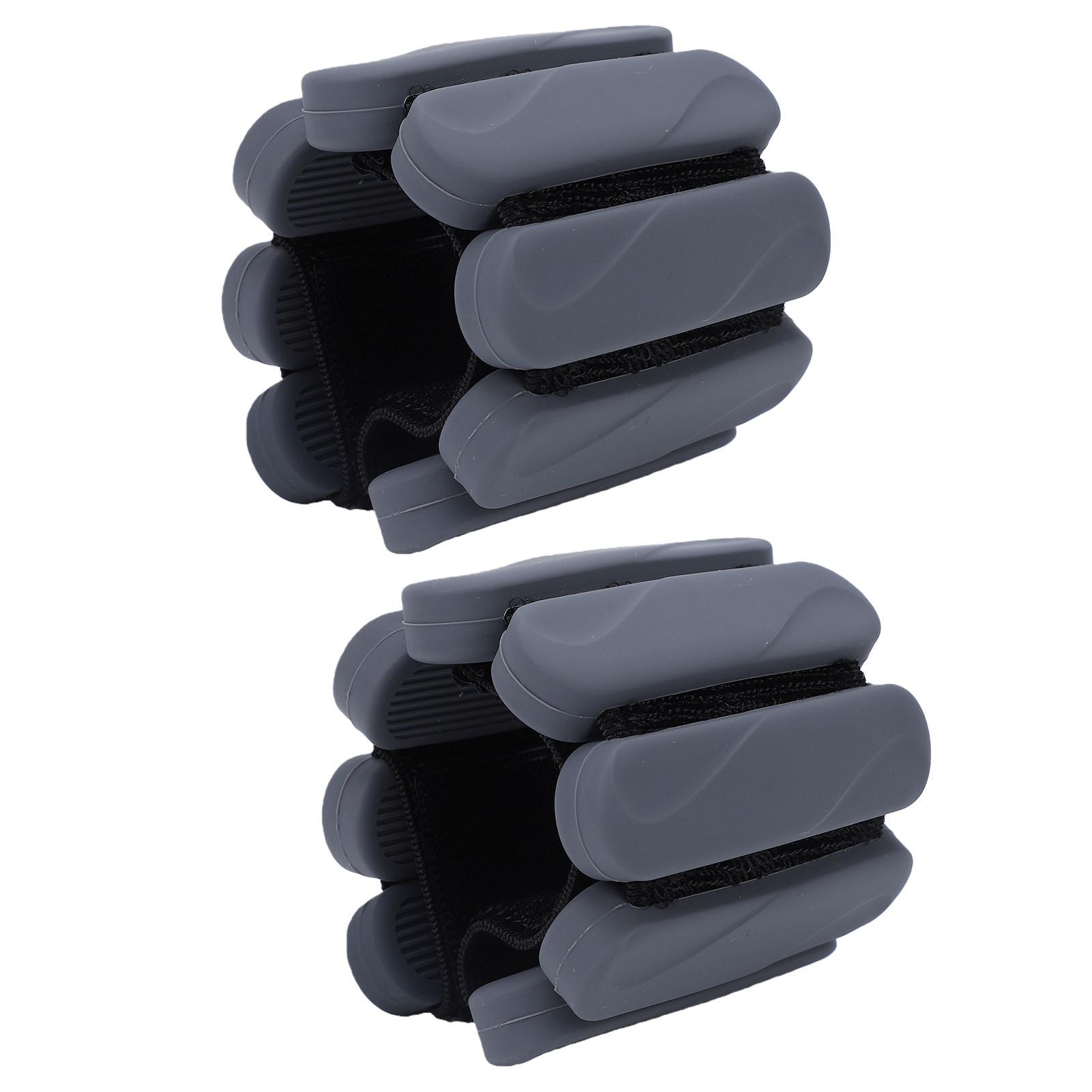 2 шт. 1 фунт Магнитные утяжелители для запястий Регулируемые Спортивные Тренировки Фитнес Тренировки Носимые Утяжелители для Лодыжек Запястий Черные чёрный