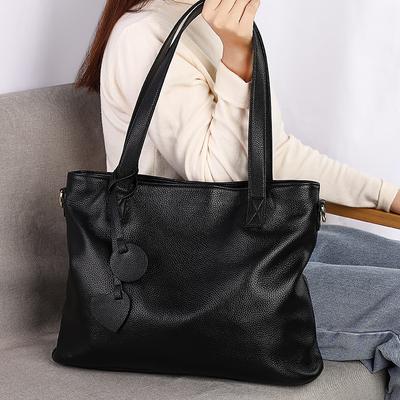 Kožená Tote Bag Dámská Taška Taška Velkokapacitní Dámská Taška z První Vrstvy Hovězí Kůže Podpažní Taška Jednoramenná Šikmá Taška Měkká a Lehká Luxusní