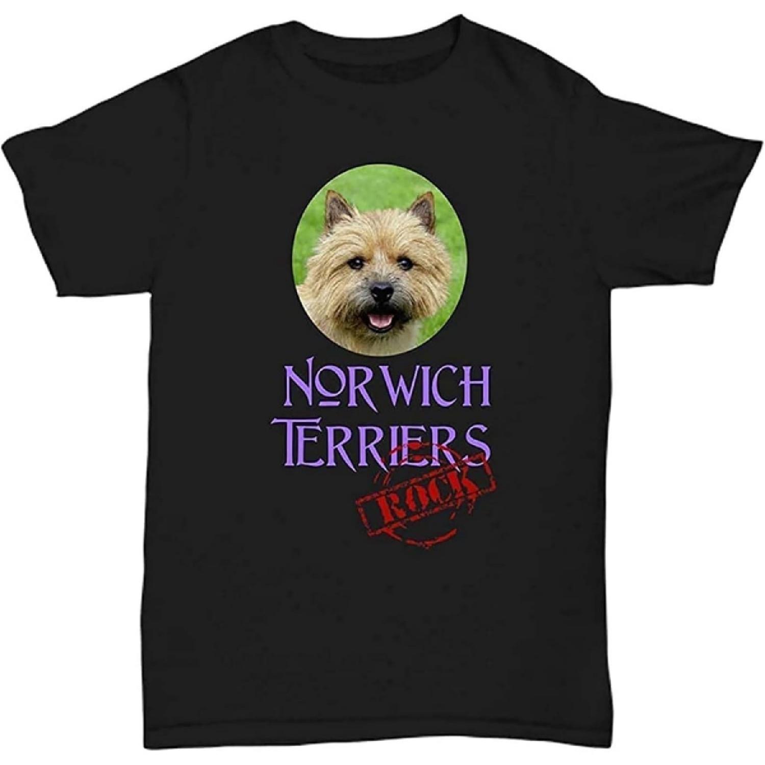 Comestia Man s T-Shirt Norwich Terriers Rock! S-3XL Black XS XXXXXL разноцветный