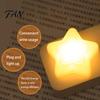 Kids Bedroom Accessories USB Powered Star Night Light, Portable Mini Shaped LED Light Lamp, Decorative Bedside Lamp for Home Room Soft Glow