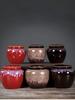 Ceramic Tea Lid Sealed Glaze Jar Storage Kitchen Grain Decoration