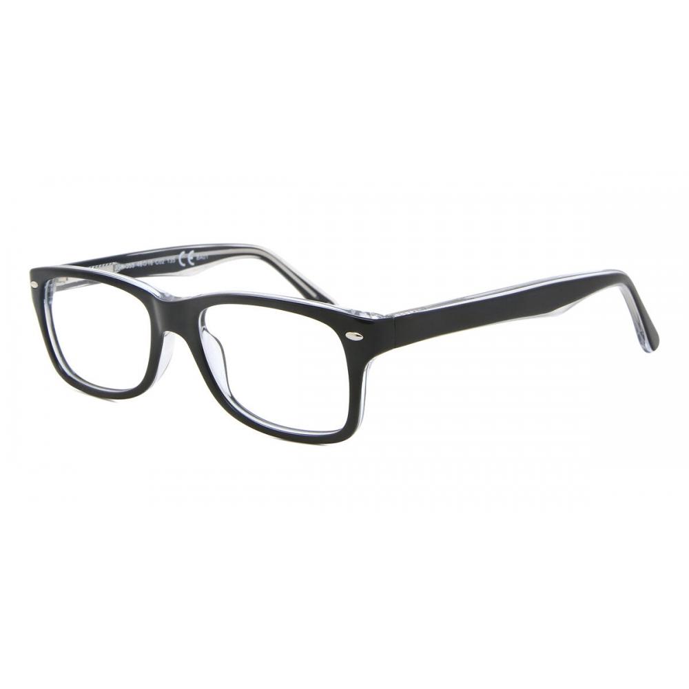 Full Rim Rectangle Black On Clear Smartbuy Kids Killian Jsk 353 002 fashiOn Kids Eyeglasses