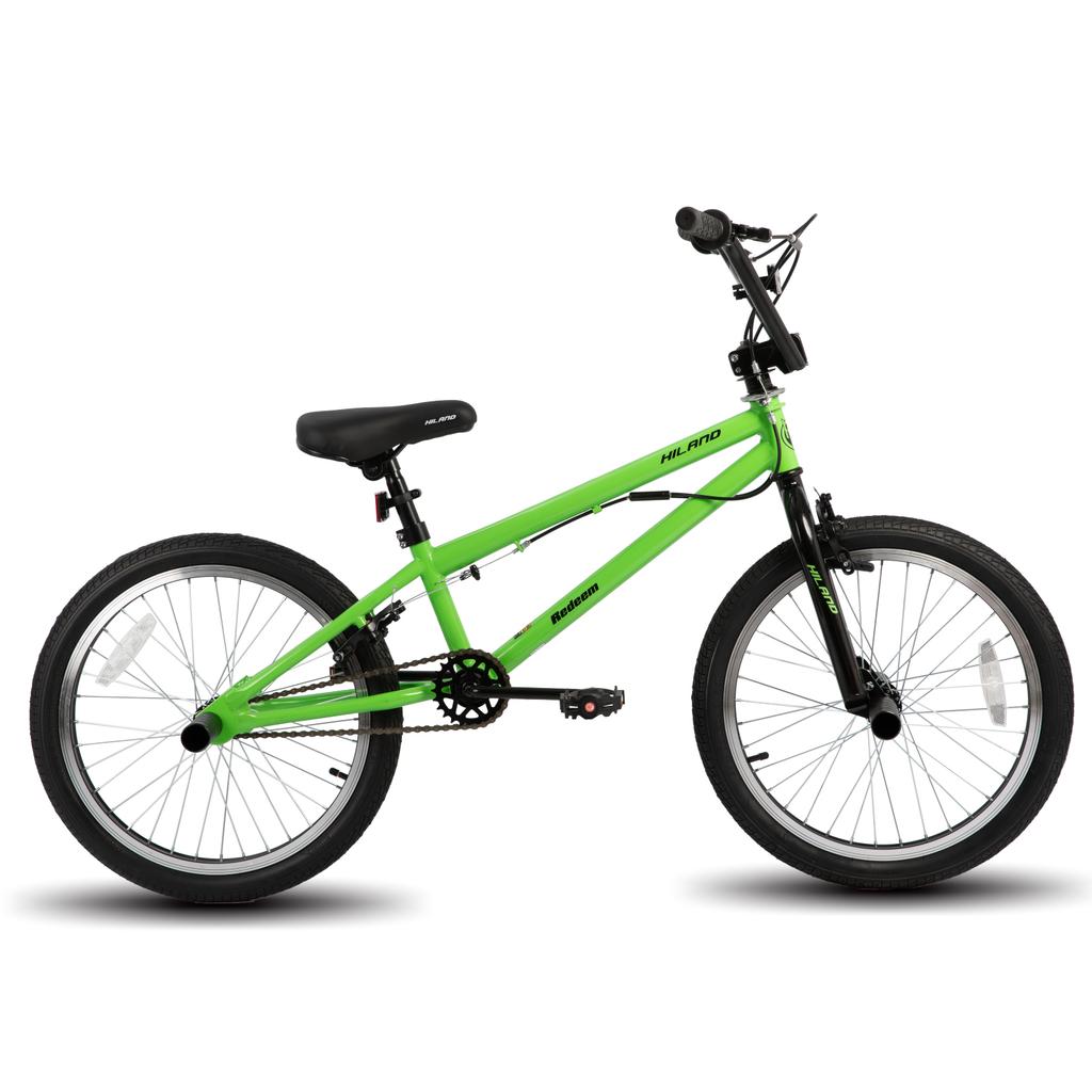 Hiland 20 Inch Freestyle Kids BMX Bike,Beginner-Level Riders with 360 Degree Gyro & 4 Pegs, Kids' Bicycles for Boys,Girls