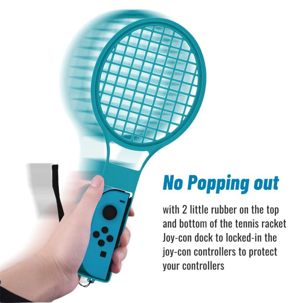 Tennis Racket for NS Switch /Oled Joy-Con Handle Holder Controller Grips Tennis Game Accessories