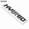 Car Styling Hybrid 3D Rear Trunk Metal Chrome Zinc Alloy Emblem Badge Decal for Toyota Corolla Camry Prius Prado RAV-4 Tundra EA8