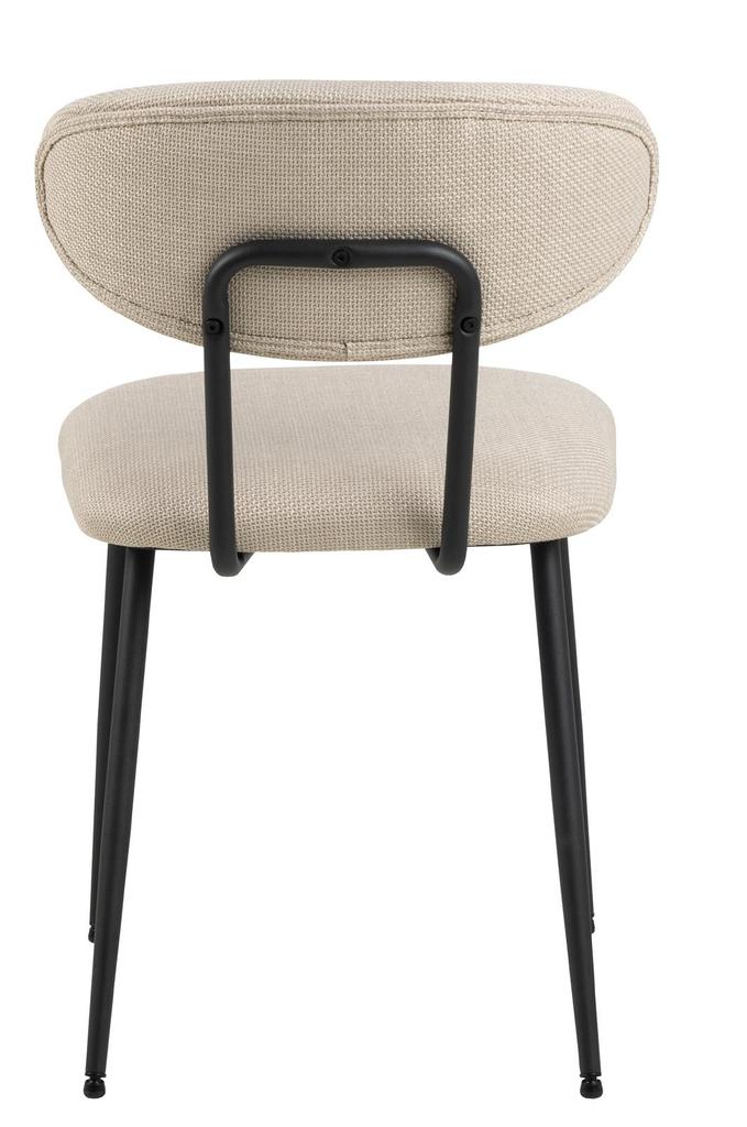 Denise Beige UPHOLSTERED CHAIR Scandinavian Style