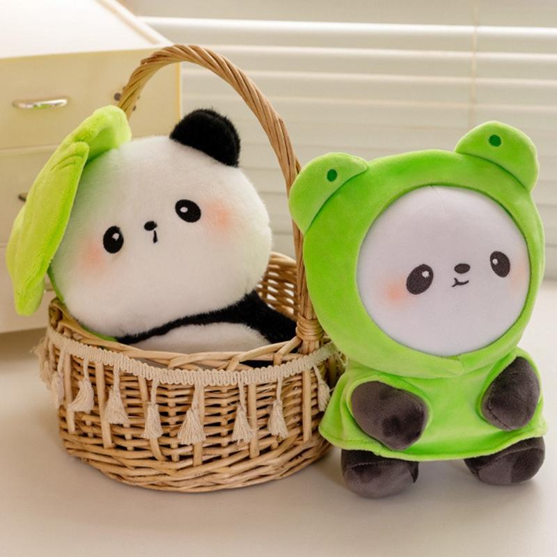 Kawaii Panda Dolls Plush Cute Panda Pillow Cute Soft Pandas Cushion Children Party Gift Doll Home Bedroom Chair Home Decor