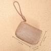 Fashion Women Girls Zipper Change Pouch Women Mini Straw Wallets Coin Purses Card Holder Money Bag