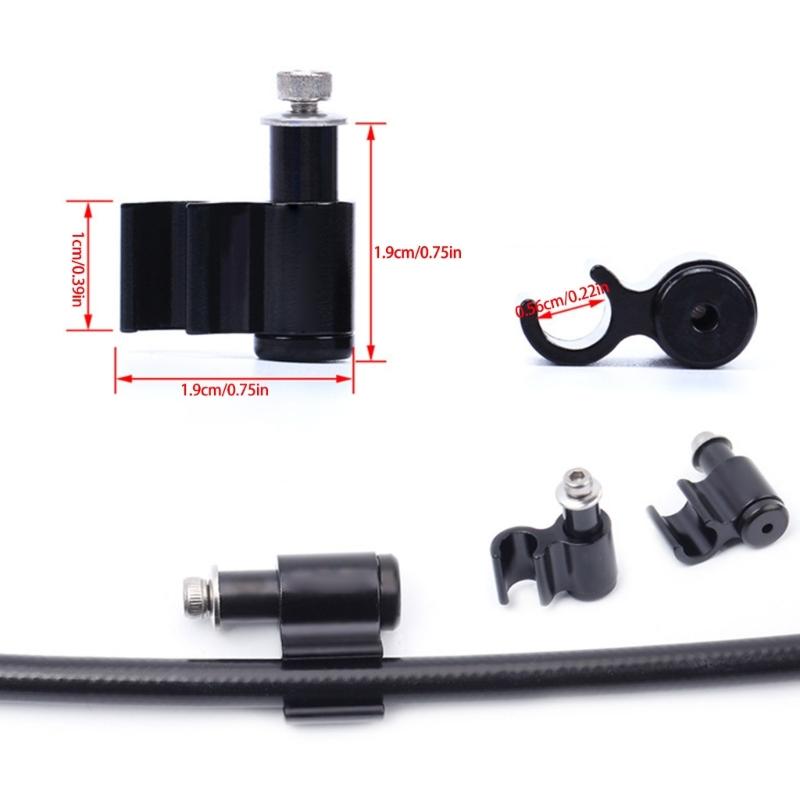 4Pcs Bicycles Oil Tube Fixed Cable Frame Brake Cable Adapter for Tubing Bike Aluminium Alloys Bikes Brake Cable Adapter