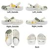 Art Printed EVA Clogs for Women Men Flexible Lightweight Garden Shoes Slip On Beach Pool Bathroom Home Summer Sandals Home Use