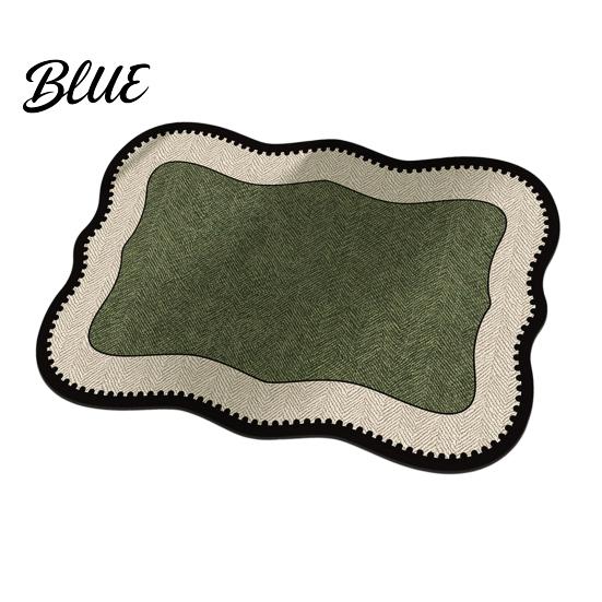 Soft Absorbent Floor with Anti-Slip Super Bath Door Mat Mat Bathroom Retro Rug Nordic Style