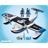 Playmobil - policiers et hydravion 4445 - hélices tournantes - accessoires inclus - mixte - a partir de 4 ans