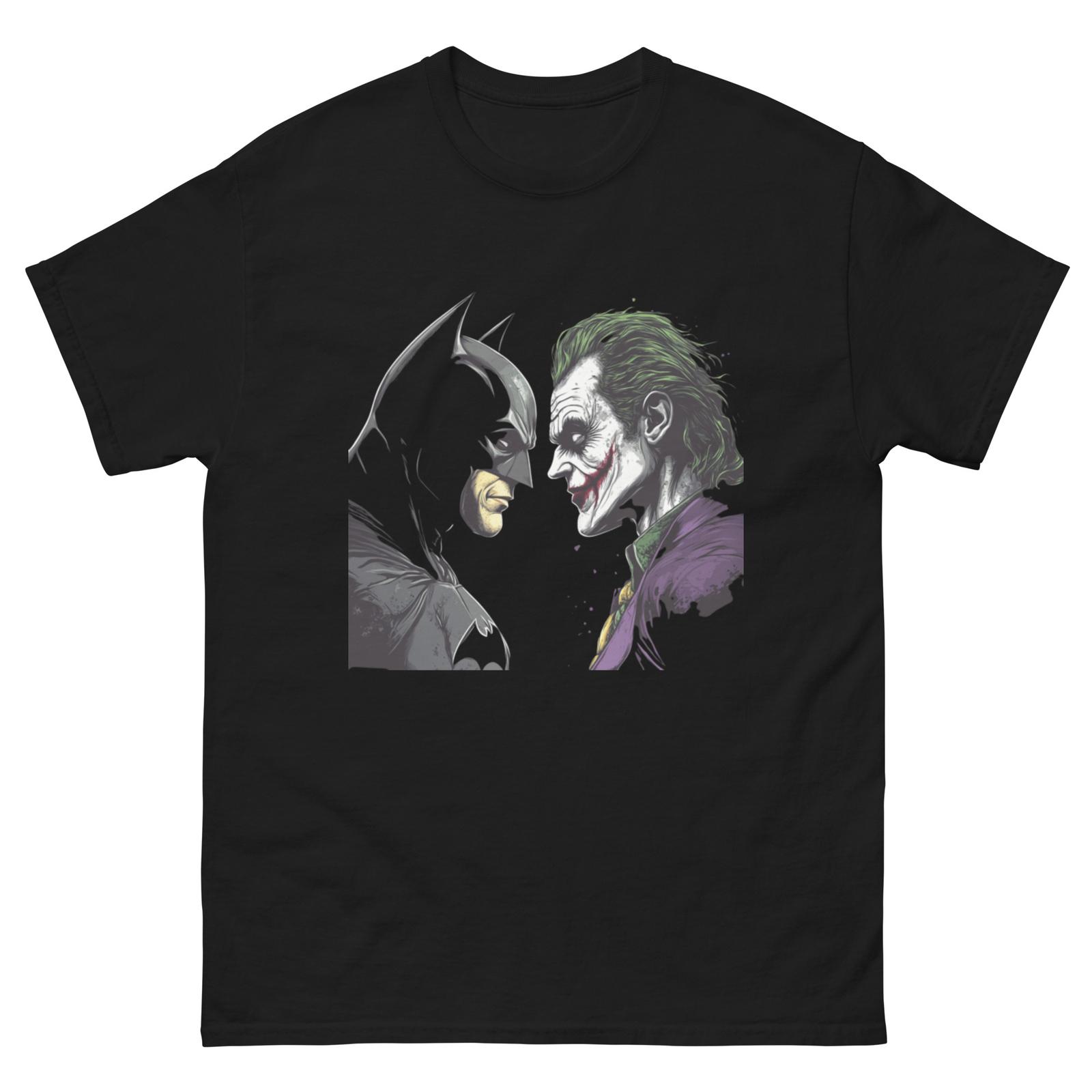 Batman vs. Joker Tee, DC Comics, Superhero, Supervillain Faceoff, Batman & Joker S