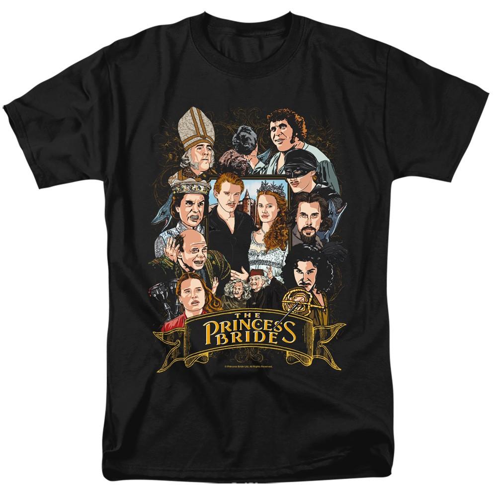 Princess Bride - Players - Adult Unisex Short Sleeve T-Shirt - Black 3XL