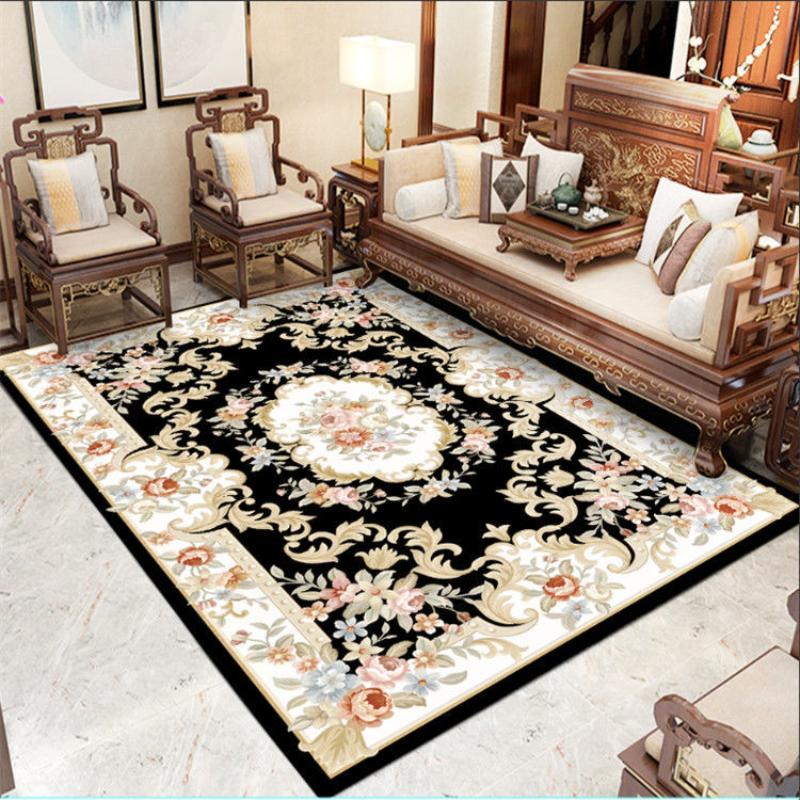 

Ковер в европейском стиле для гостиной, дивана, журнального столика, ковер в американском стиле, утолщенный, роскошный, для дома, спальни, прикроватные нескользящие коврики 200*250cm