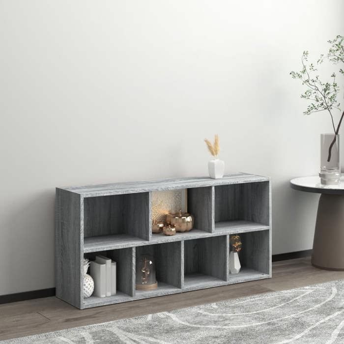 VidaXL Armoire à livres Sonoma gris 50x25x106 cm 815445