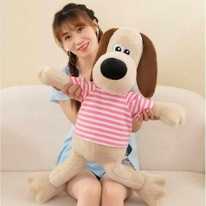 Adorable Plush Toy Dog Stuffed Animal Soft Short Plush Doll Cuddly Companion