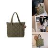 2024 New Style Fashionable Embroidered Pendant Large Capacity Commuter Casual Shoulder Tote Bag Women Street Trend