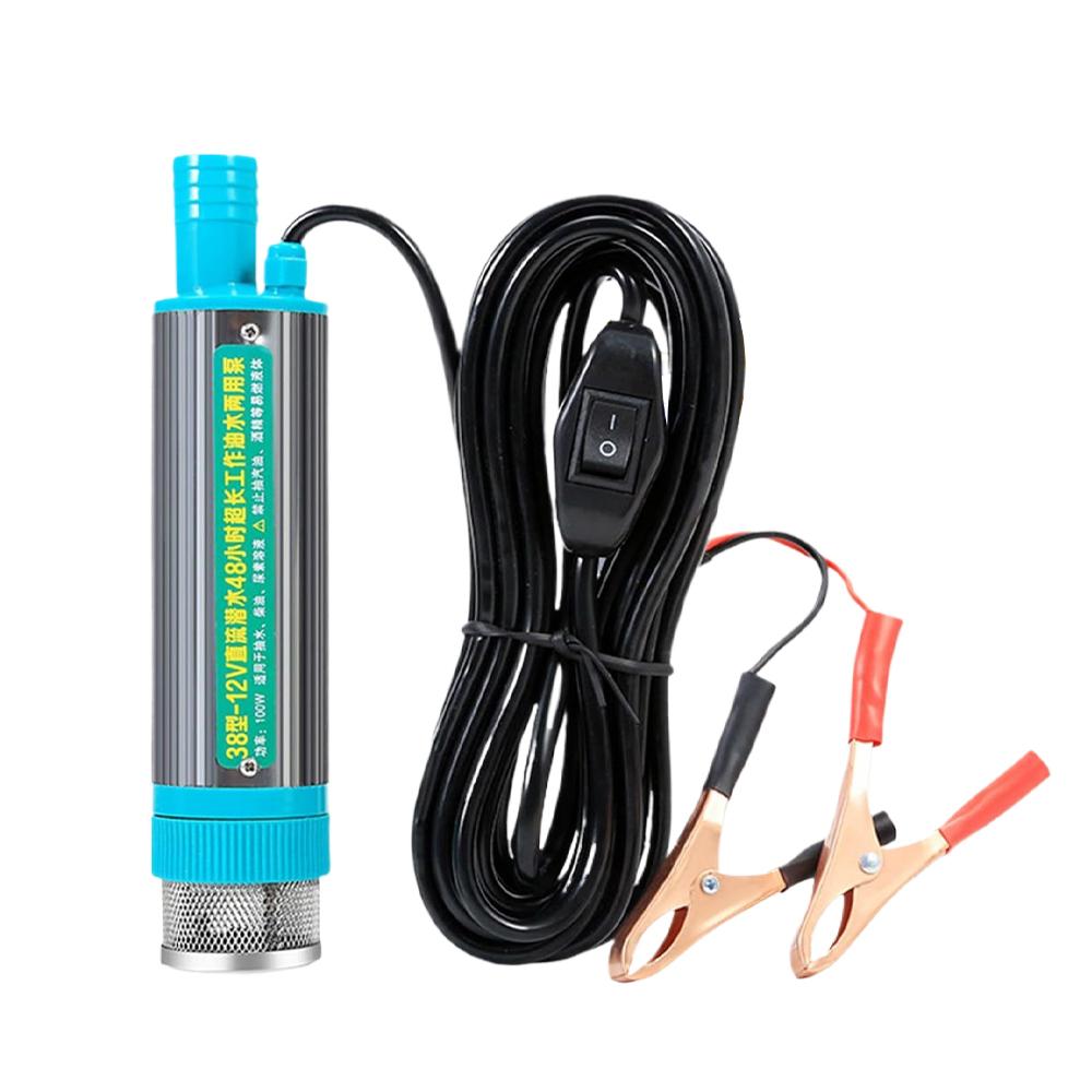 

Electric Car Pump Portable Mini For Pumping Diesel Oil Water Transfer Pump Camping Fishing Submersible Pump 12V Accessories чорний