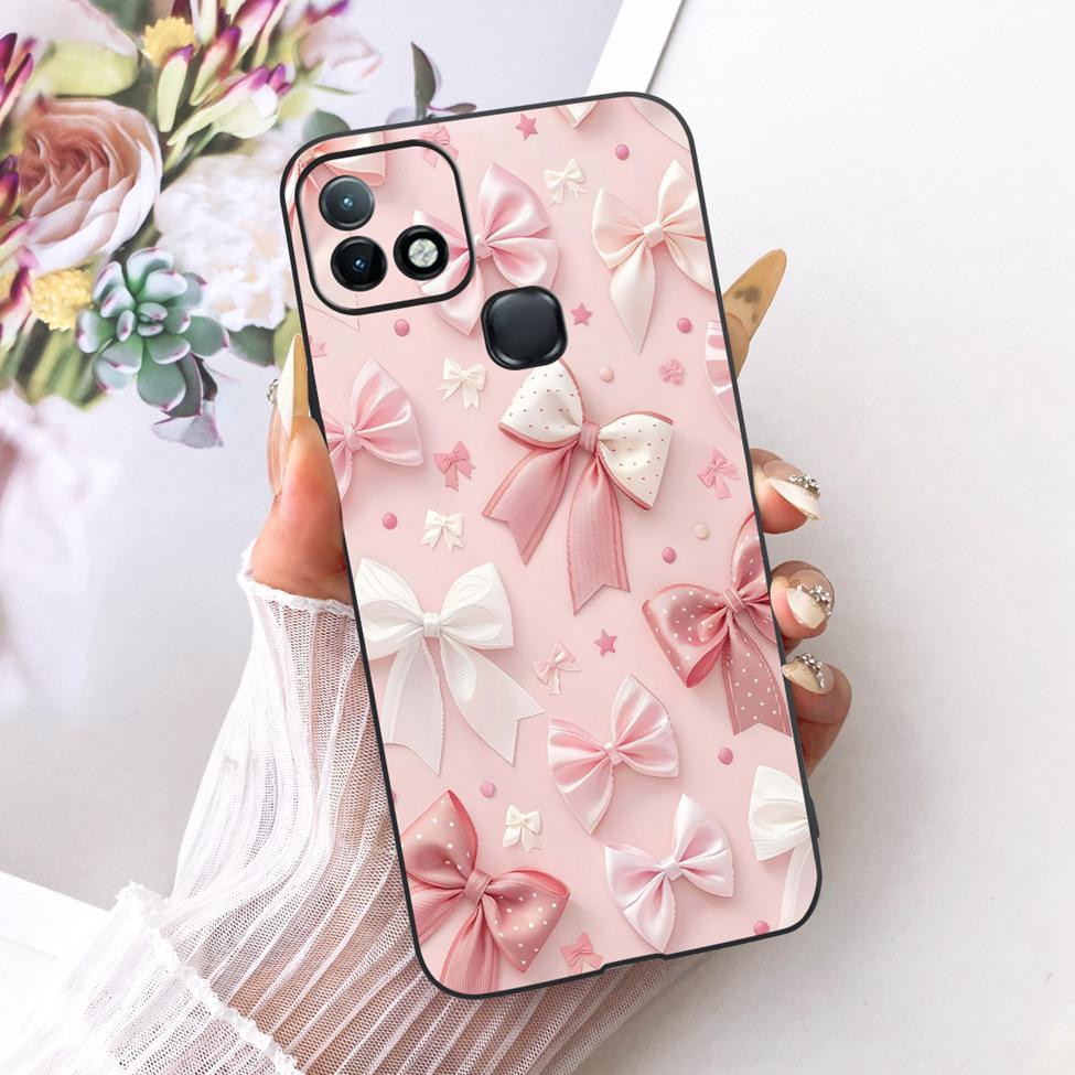 For Infinix Hot 10i Case Luxury Butterfly Fashion Girls Boys Cute Painted Casing For Inifnix Hot 10i X659 X659B X658E Cover