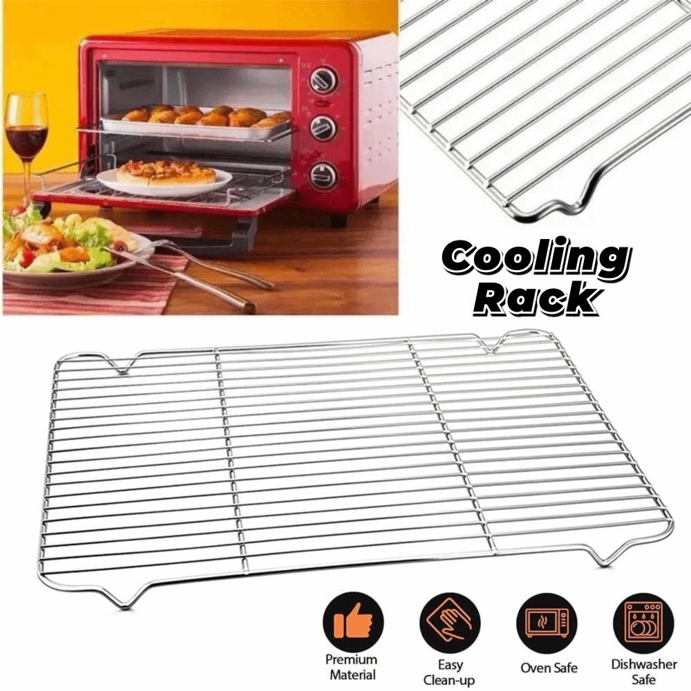 Stainless Steel Cooling Rack Dense Wires Grill Rack New Barbecue Cooking Mesh Shelf  Baking