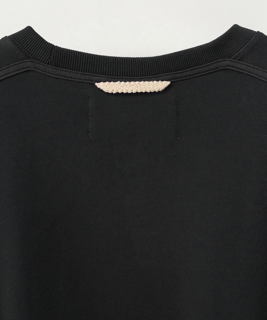 Seteo Lauren Small Logo Basic Sweatshirt Charcoal