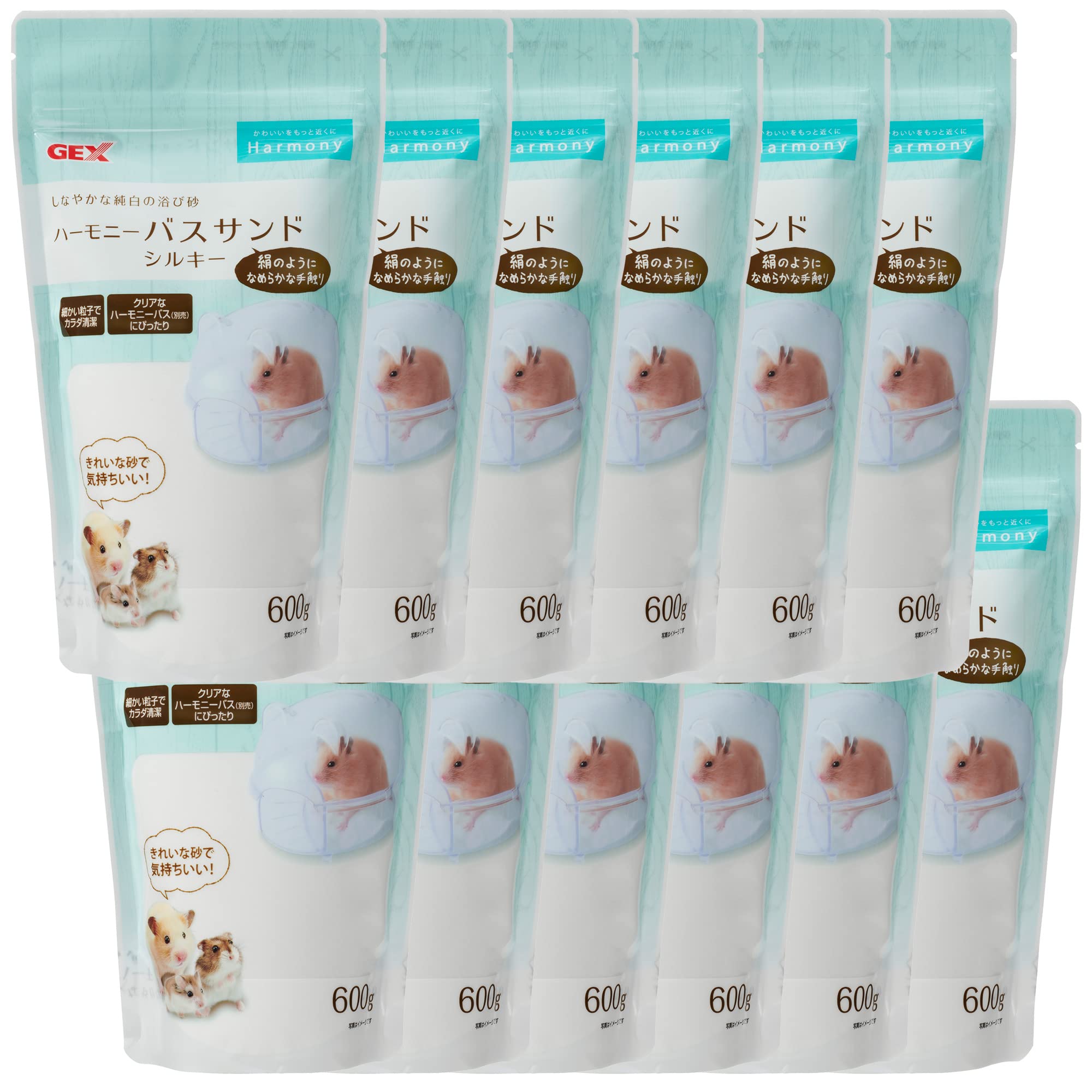 

GEX Harmony Harmony Bath Sand Silky 600g x 12 pieces set
