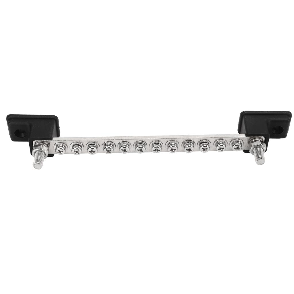 Terminal Bus Bar Power Distribution Terminal Block Wire Screw Electrical Grounding Bars Block for Cars Boats Yachts