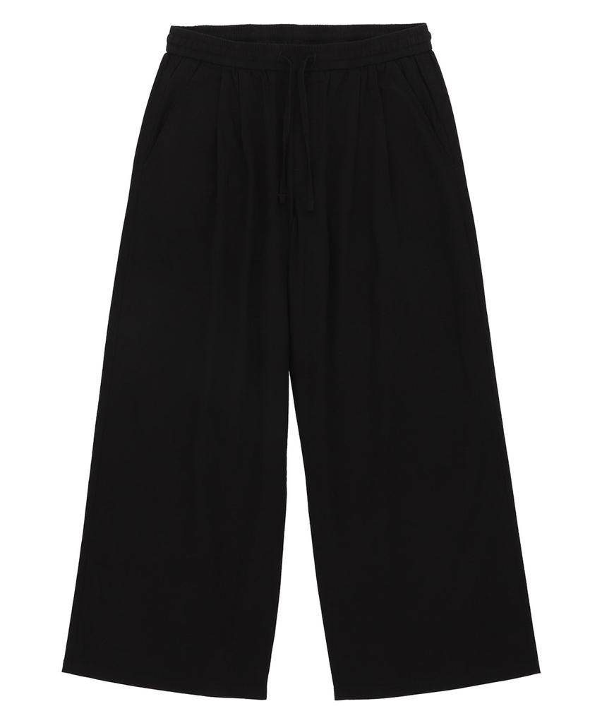 W STANDARD Linen-Like Super Wide Pants [3 Colors]