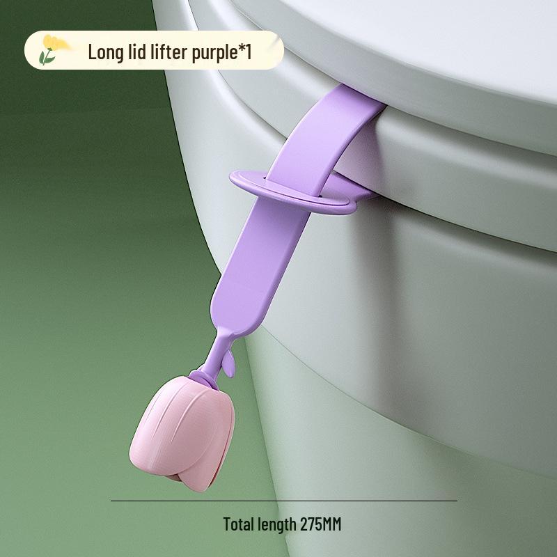 Hands-Free Silicone Toilet Lid Lifter - Portable, Smart Home Solution