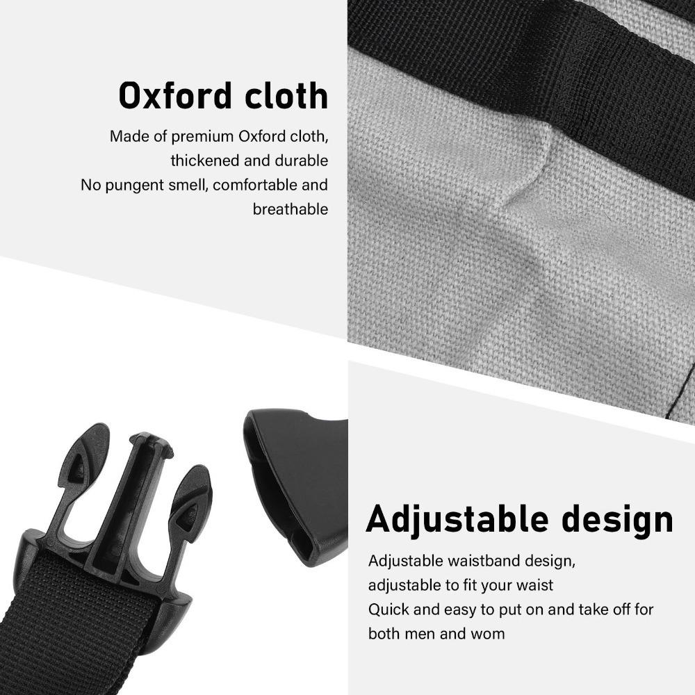 Oxford Cloth Tool Waist Apron Heavy-Duty Work Apron Belt Tool Organizer Belt For Electricians