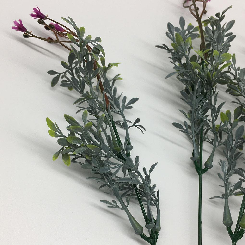 7-heads Baby's Breath Simulation Decor Home Office Plastic Flower Bouquet