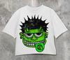 Y2K Hip Hop Retro Cross Graphic Men's Oversized Cotton T-shirt