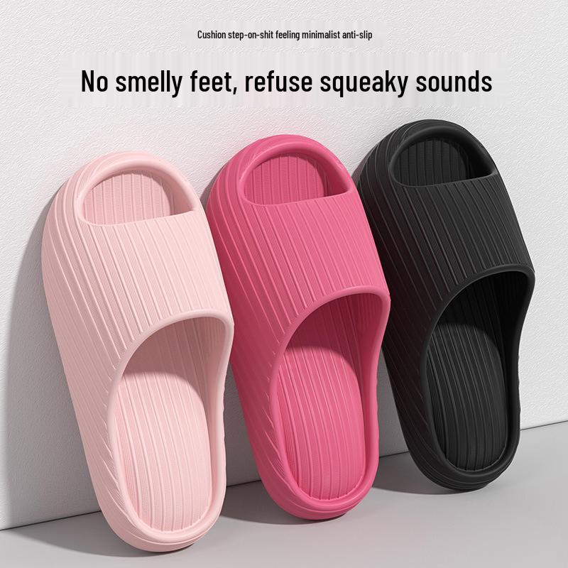 Unisex EVA Bath Slippers: Anti-Slip, Wear-Resistant, Thick-Soled for Indoor Summer Use