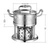 Chuangfa 16cm Edelstahl Mini Hot Pot Set