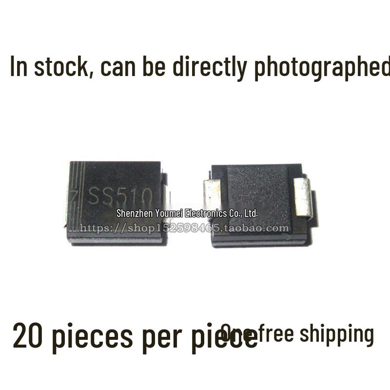 

SK510C Schottky Diode DO-214AB SS510 5A 100V (20-Pack)